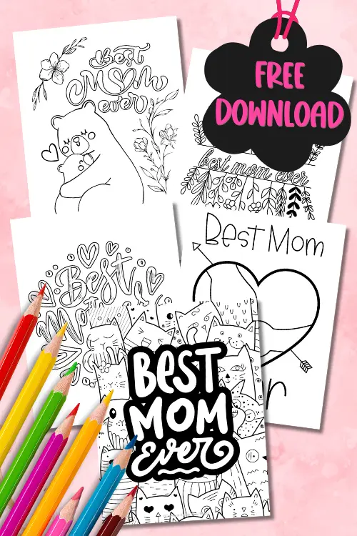 Want to make Mom smile? Grab your crayons and get creative with the free printable best mom ever coloring page! Whether it's a sweet note, beautiful picture or a colorful masterpiece straight from the heart, these coloring pages are the perfect way to show her how much she means to you. So, little artists, it's time to color, create and make something Mom will love forever!