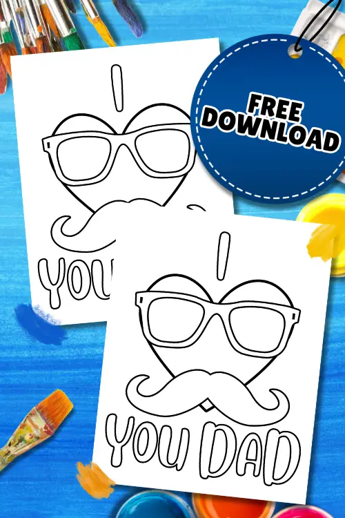 Want to make Dad smile big? Grab the free printable I love you Dad coloring page and turn it into a masterpiece! Add your favorite colors, doodle some fun designs and maybe even sneak in a secret message. The perfect way for little artists to show big love, no special occasion needed!