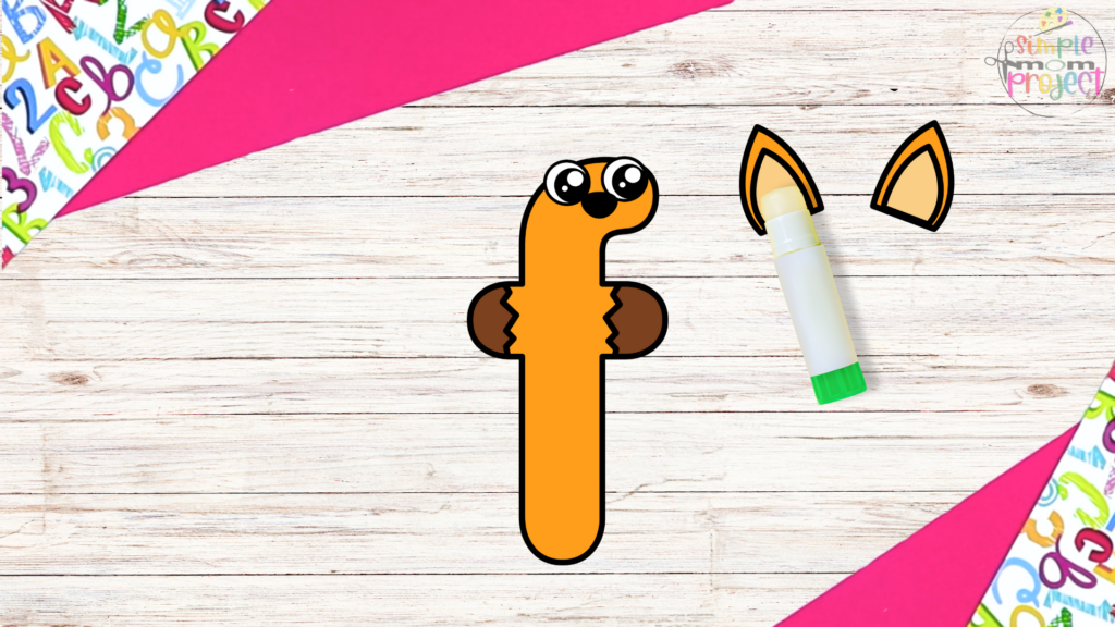 Free Printable Letter F for Fox Craft Template for Kids 4