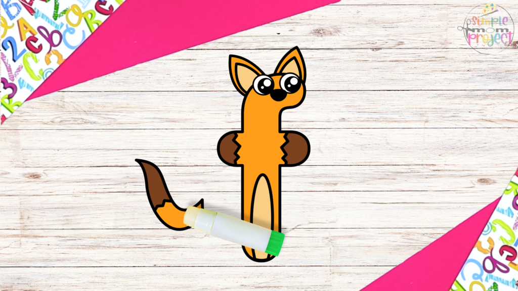 Free Printable Letter F for Fox Craft Template for Kids 8