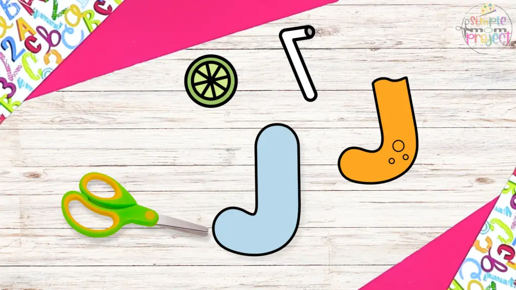 Free Printable Letter J for Juice Craft Template for kids 2