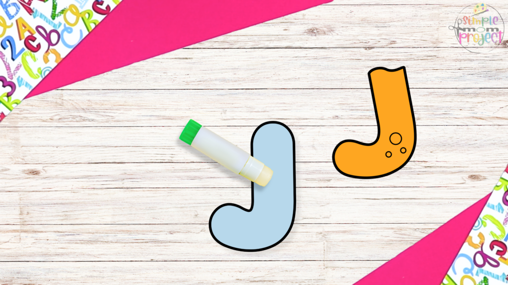 Free Printable Letter J for Juice Craft Template for kids 4