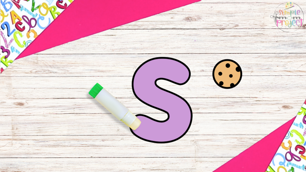 Free Printable Letter S for Snack Craft Template for Kids 4