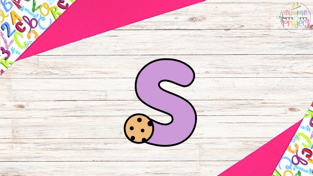 Free Printable Letter S for Snack Craft Template for Kids 5
