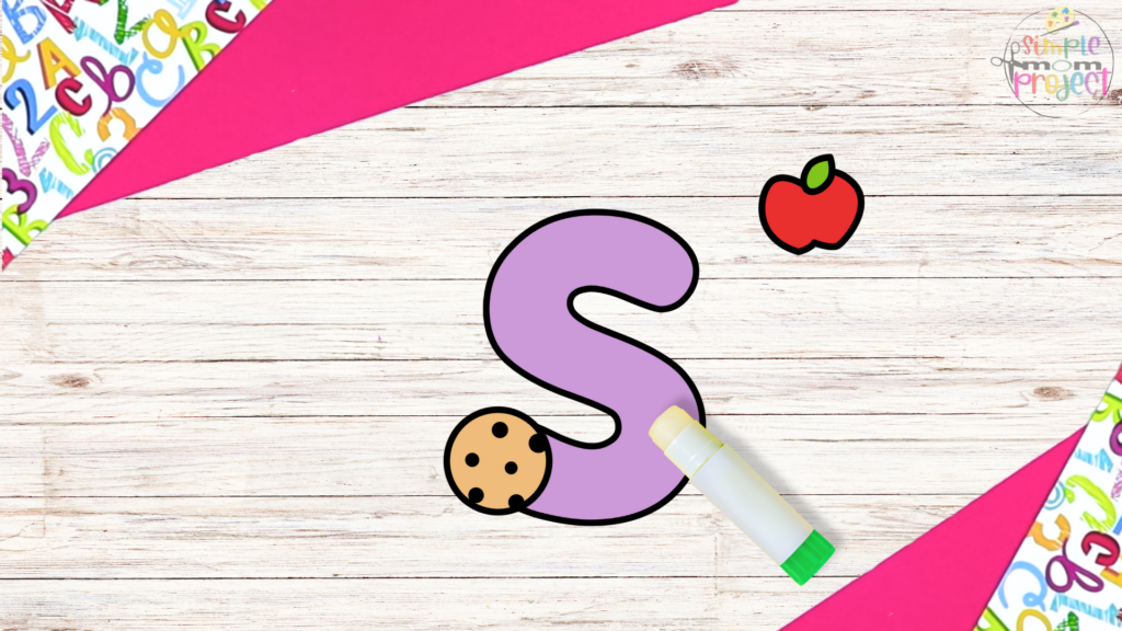 Free Printable Letter S for Snack Craft Template for Kids 6