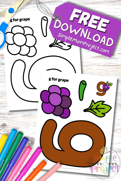 Want to turn learning into a great and giggle-filled adventure? The free printable lowercase letter g for grapes craft lets kids cut, color and decorate their very own letter g in endless creative ways. Will it become a goofy goat or a gooey glob of glue? Perfect for home, school or alphabet-themed crafts, this is a go-to resource for letter recognition and fine motor skills. Download now and get ready for a great time!