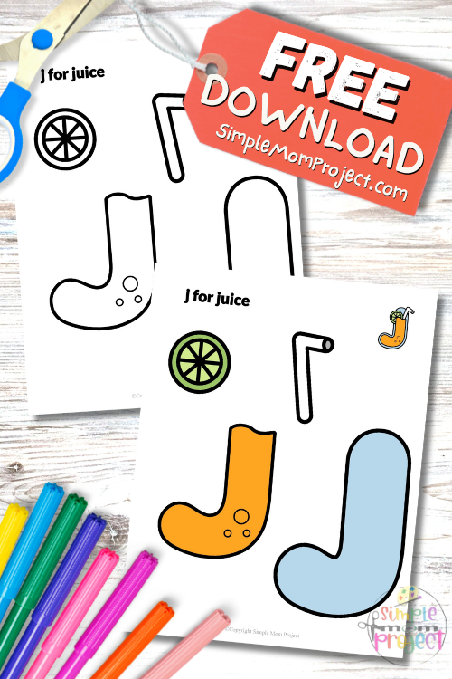 If your little one loves sipping on something fruity while crafting up a storm, then this free printable lowercase letter j for juice craft template is about to become their new favorite thing. Want a fun way to learn letter recognition and boost fine motor skills without even realizing it? This juicy craft’s got it all! Cut it, color it, glue it and then maybe celebrate with an actual juice box. Download your template today!