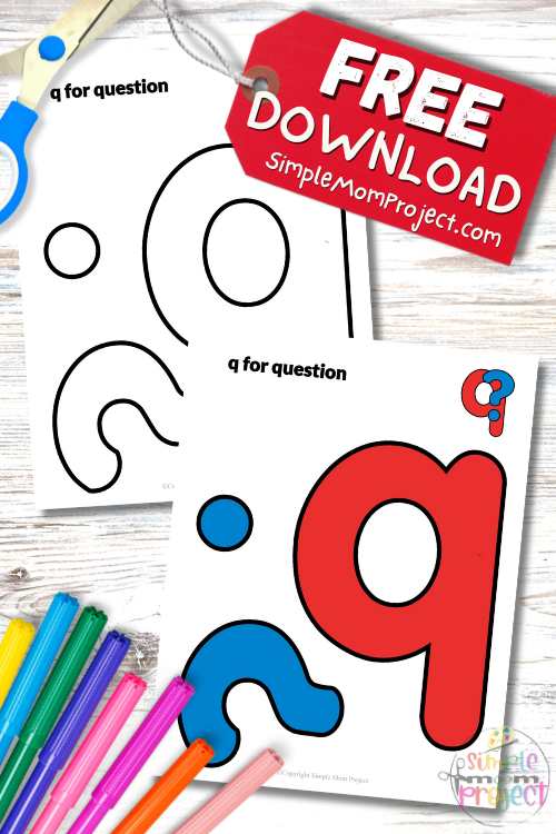 What does Q even stand for? Quail? Quicksand? Queen? Nope. This time it stands for question and your curious little learner is going to love every second of crafting it. Dive into alphabet adventures, prep a preschool activity or answer age-old questions, this cute craft template has got your back. Download the template, pass the scissors and get ready to ask the most creative questions ever!