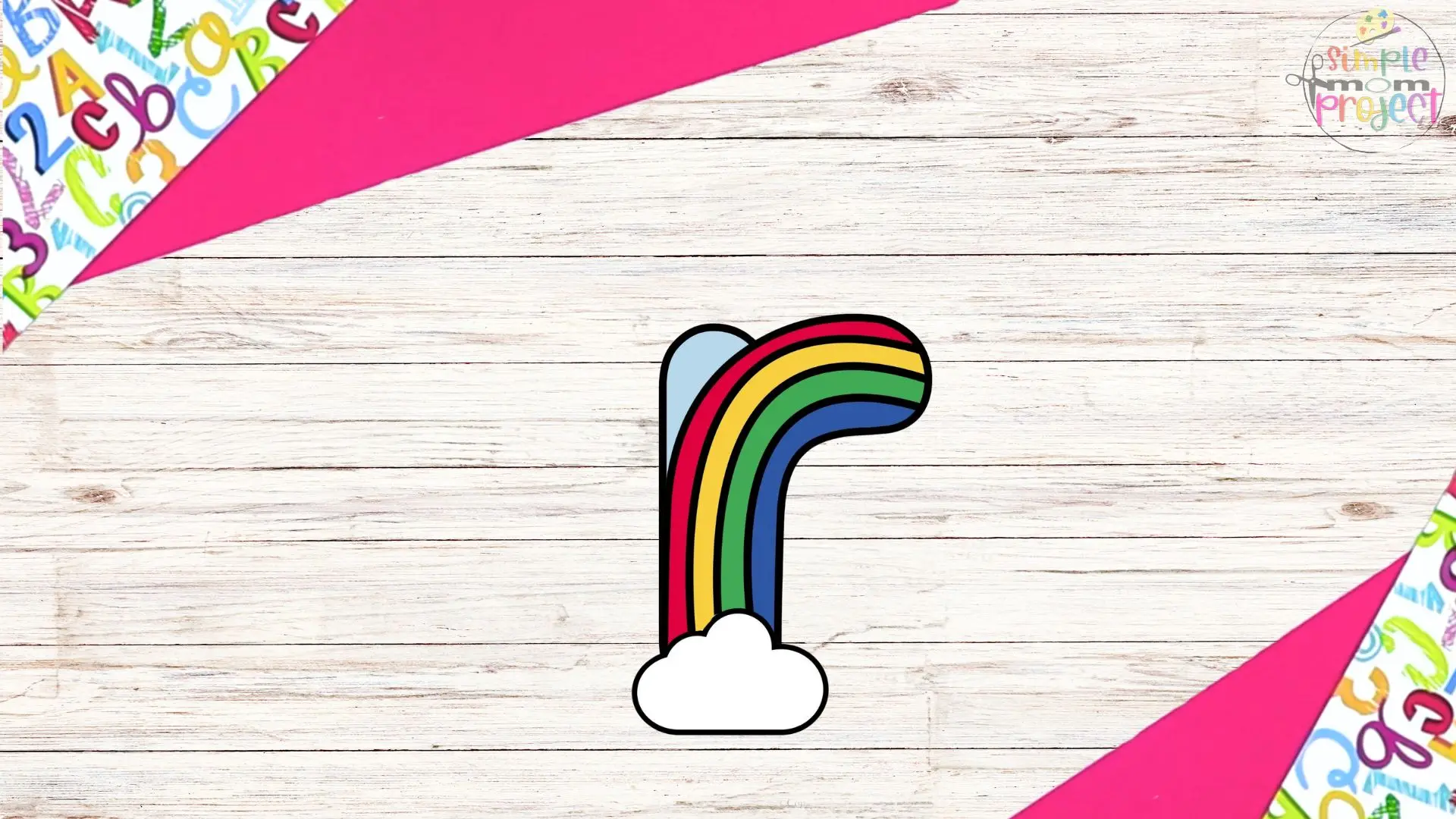 Free Printable Lowercase Letter r Craft Template Tutorial Image 6