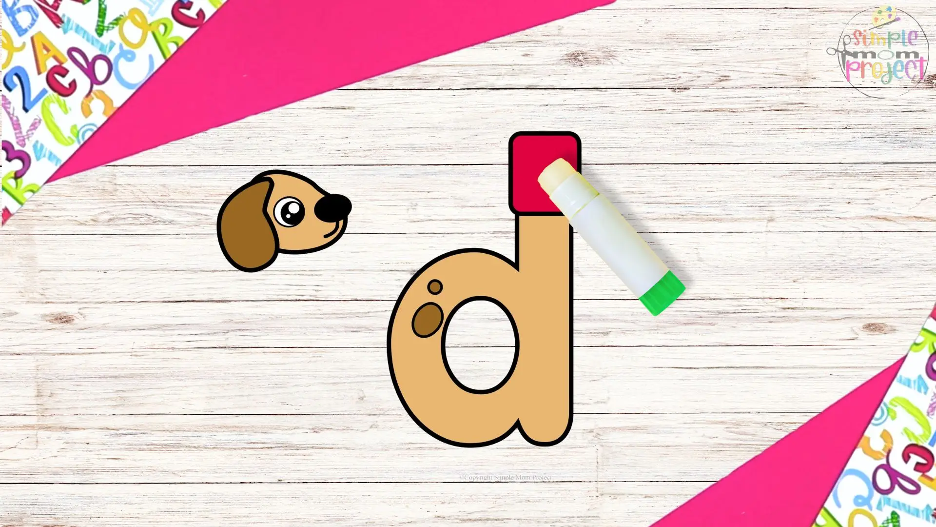 free printable letter d for dog craft for kids 6
