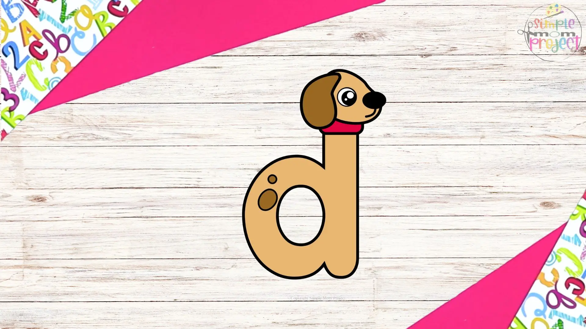 free printable letter d for dog craft for kids 7