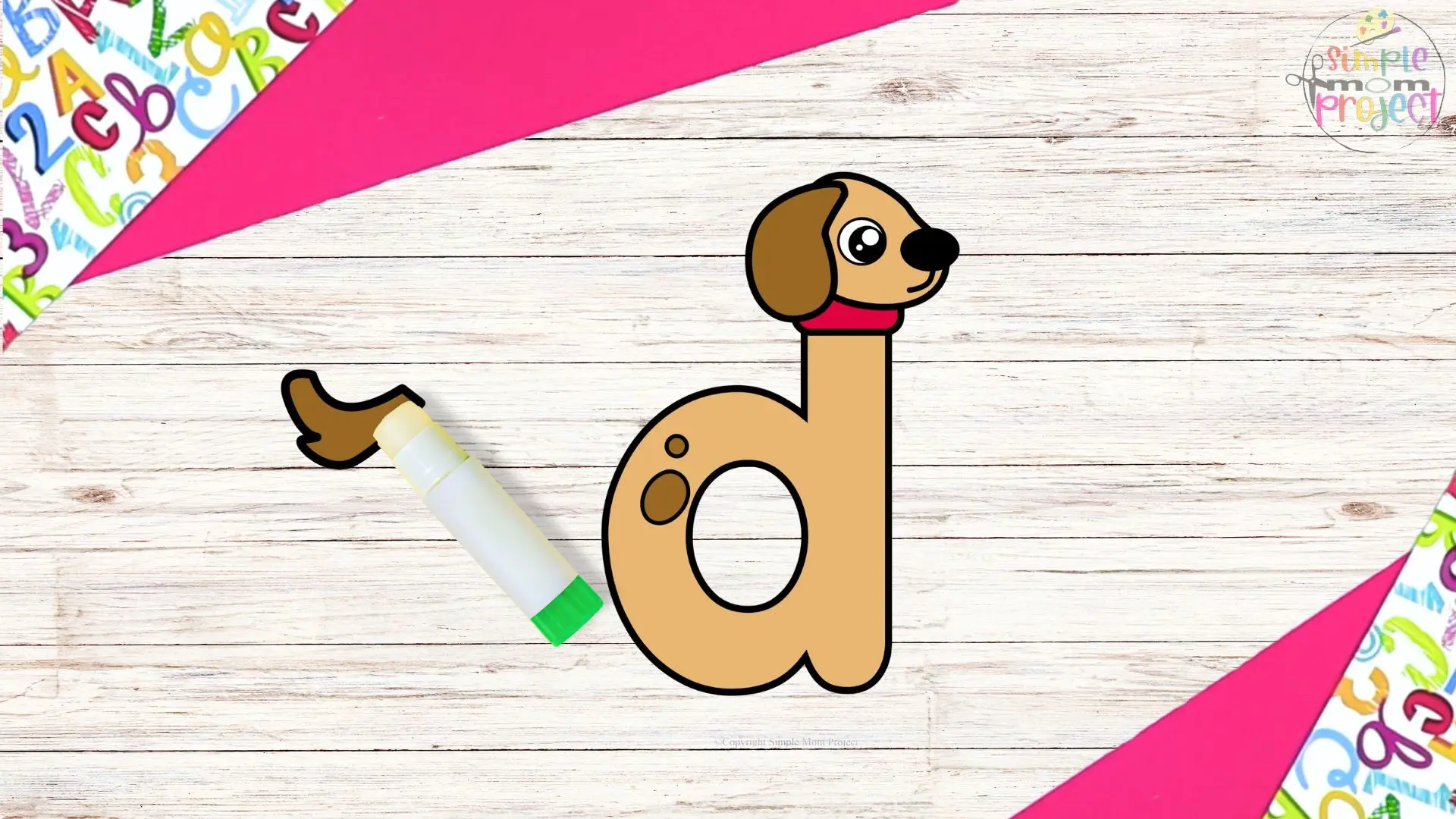 free printable letter d for dog craft for kids 8