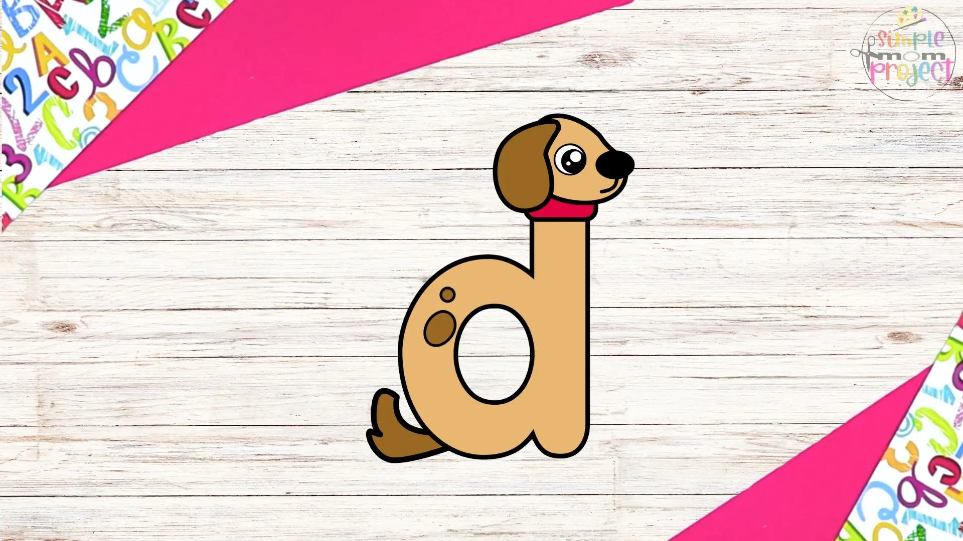 free printable letter d for dog craft for kids 9