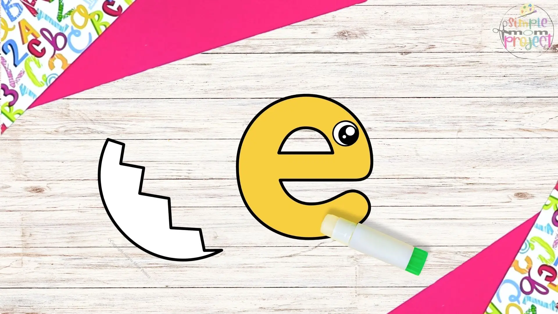 free printable letter e for egg craft for kids 4