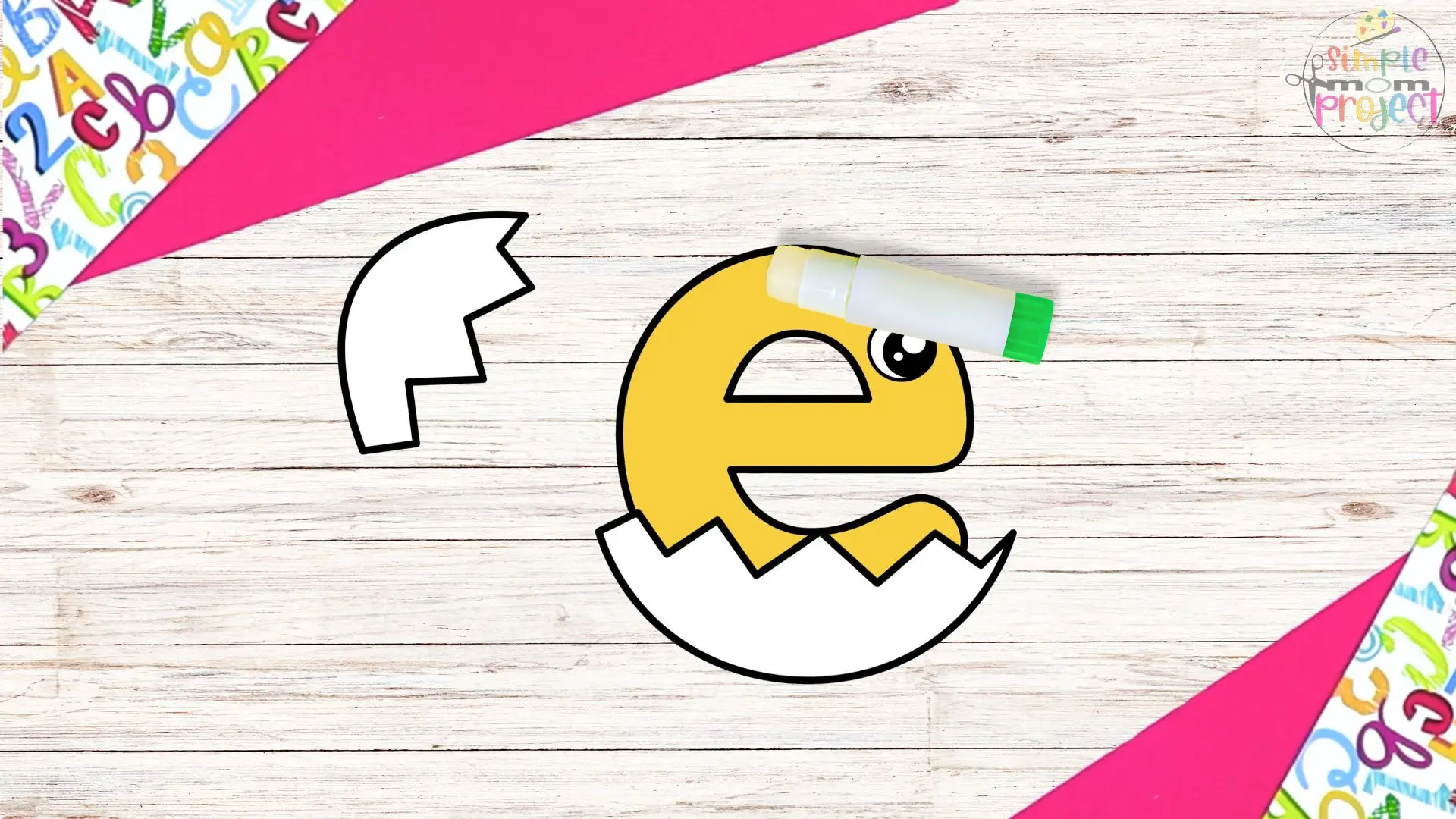 free printable letter e for egg craft for kids 6
