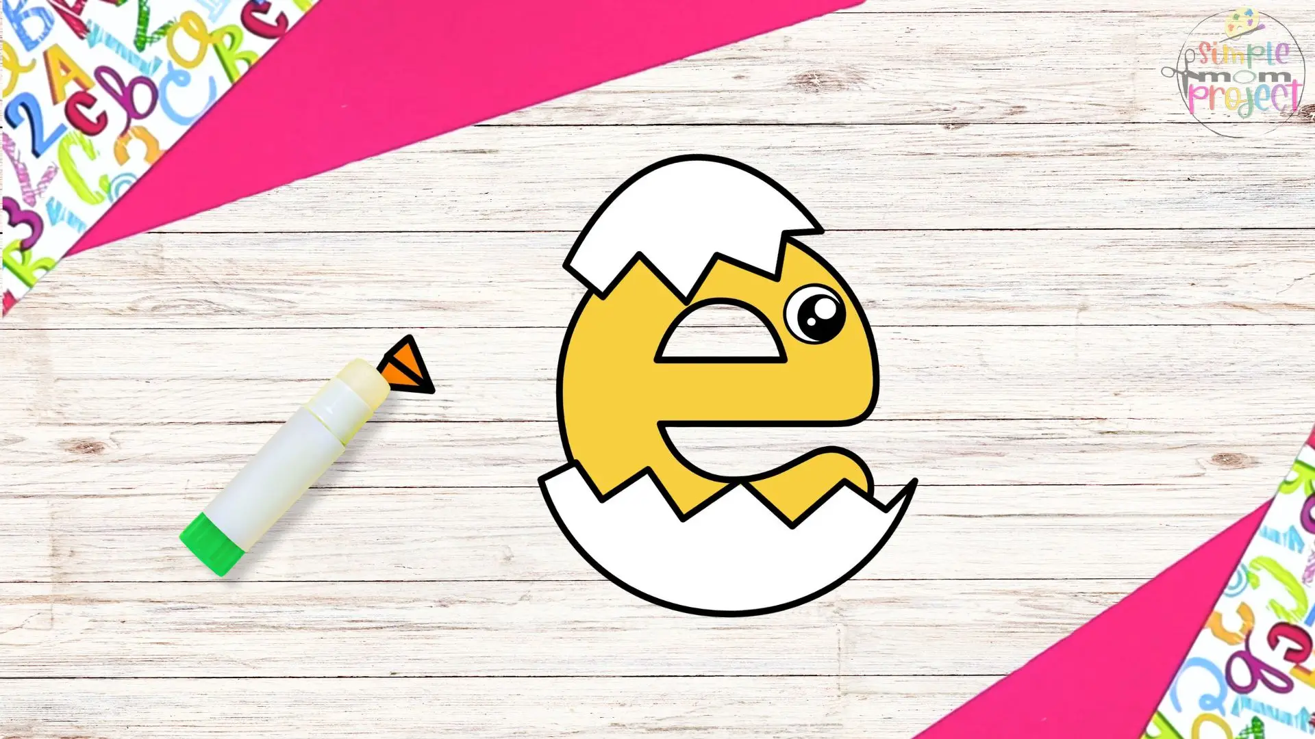 free printable letter e for egg craft for kids 8