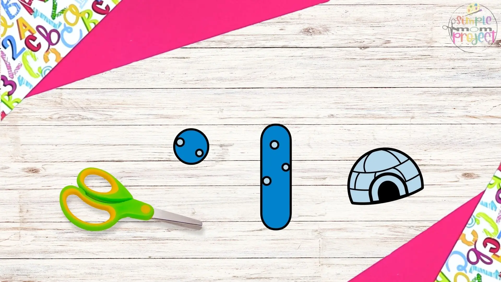 free printable letter i for igloo craft for kids 3