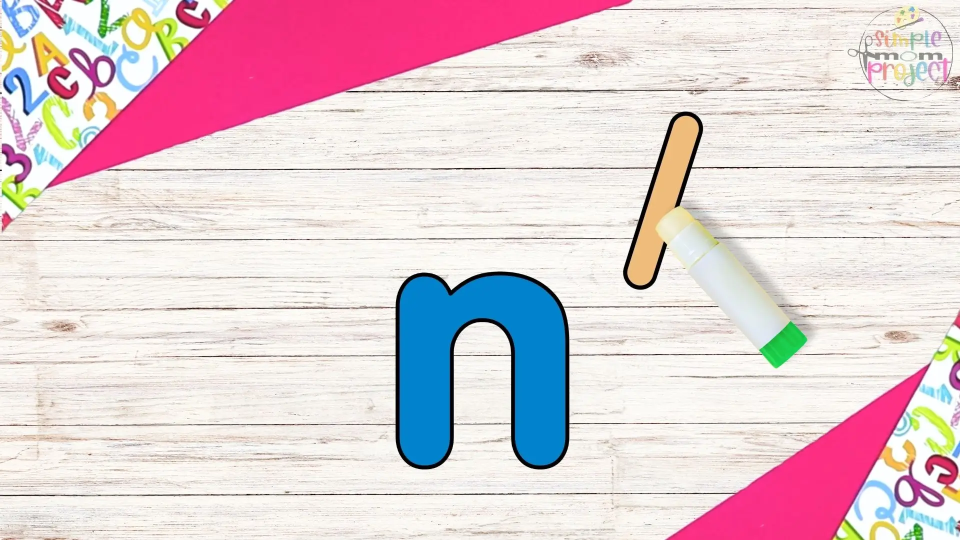 free printable lowercase letter n for net craft template tutorial image 3