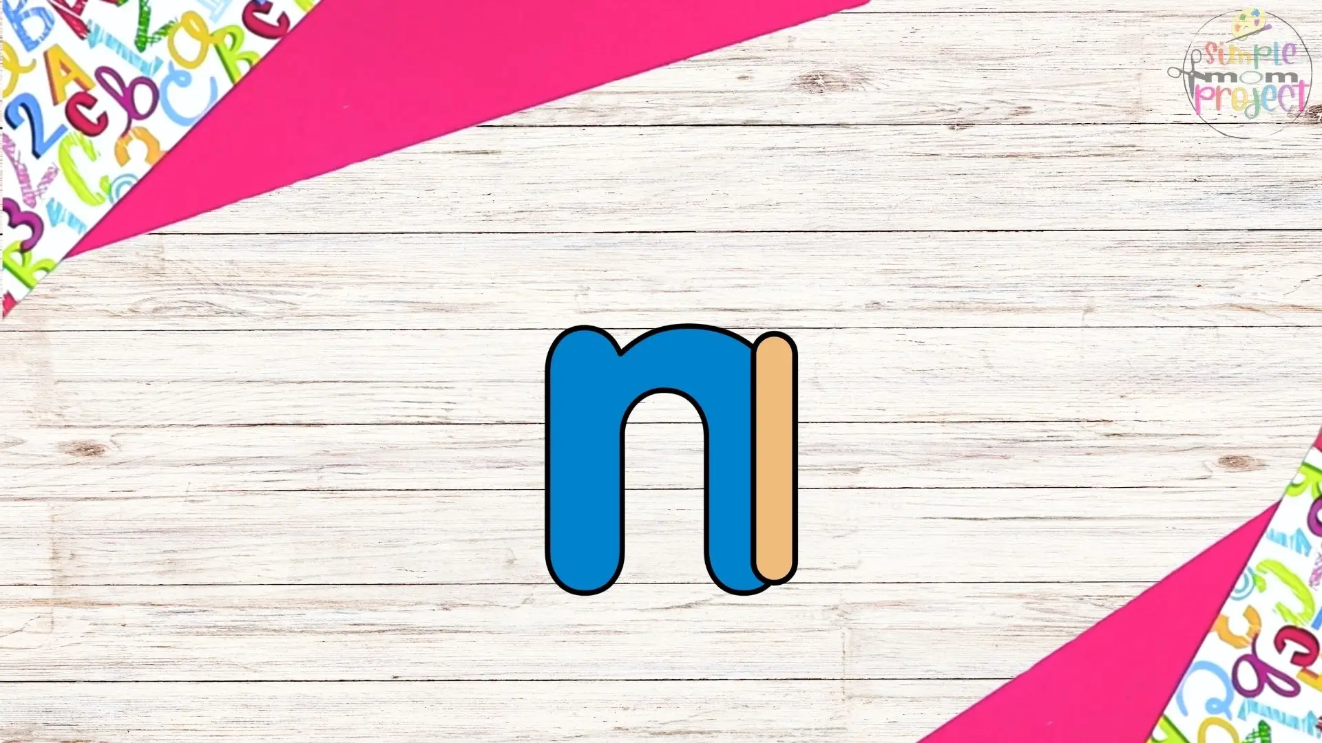 free printable lowercase letter n for net craft template tutorial image 4