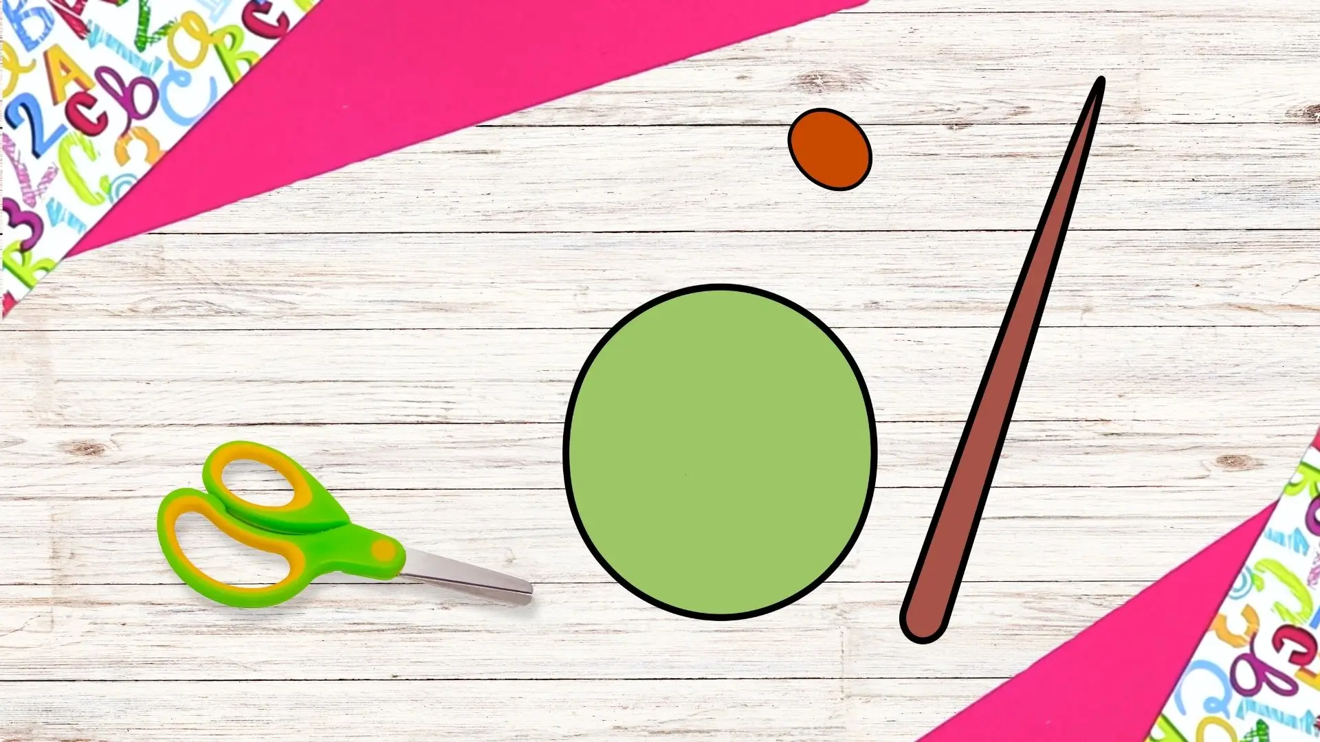 Free Printable Lowercase Letter o Craft Template Tutorial Image 2