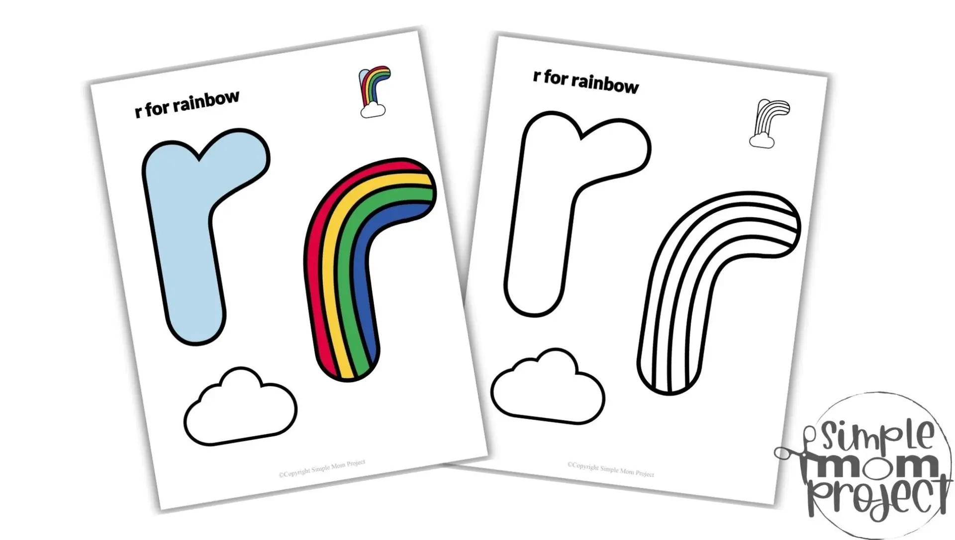 Free Printable Lowercase Letter r Craft Template Convertkit Image