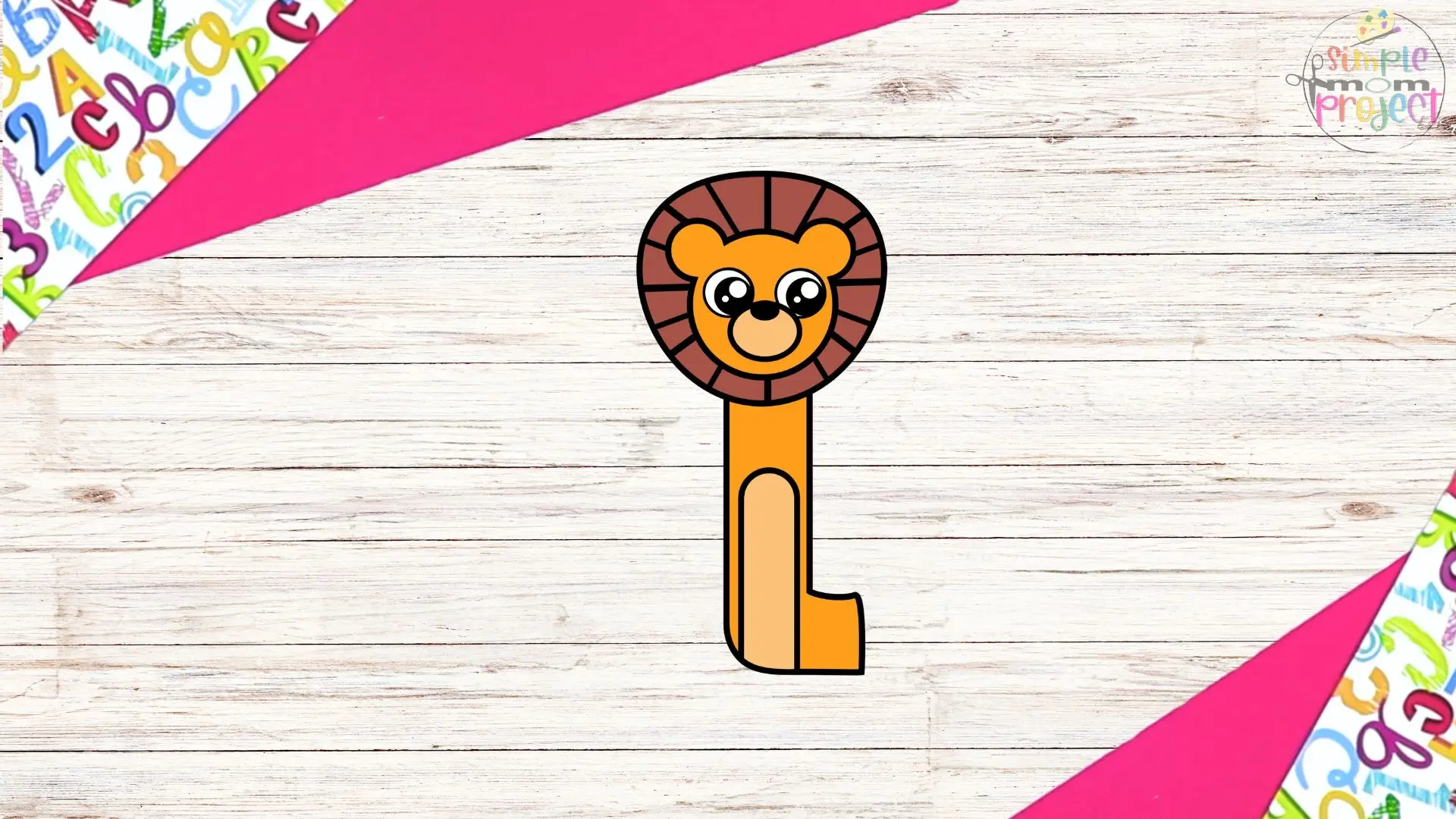 free printable letter l for lion craft for kids 7