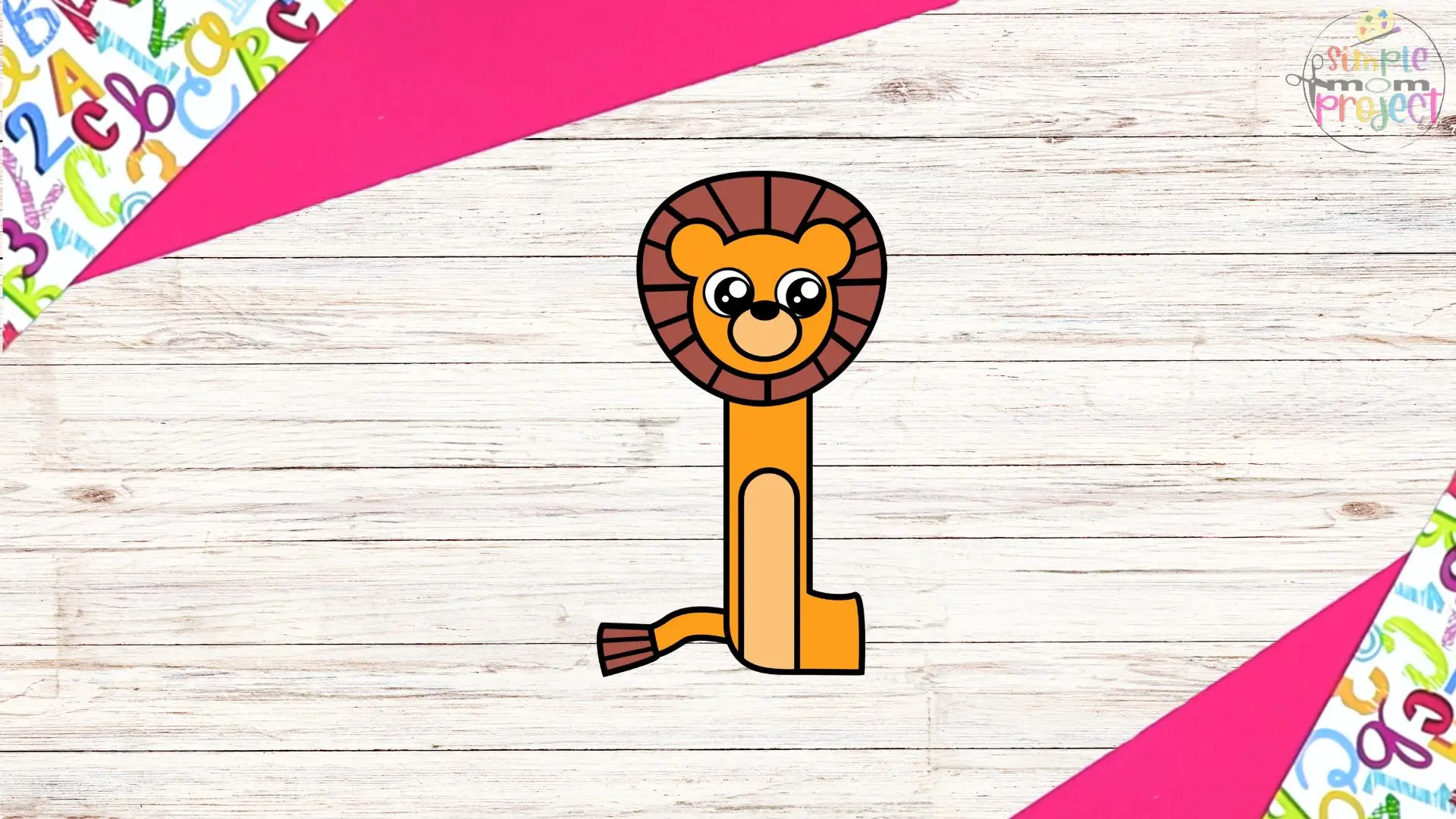 free printable letter l for lion craft for kids 9