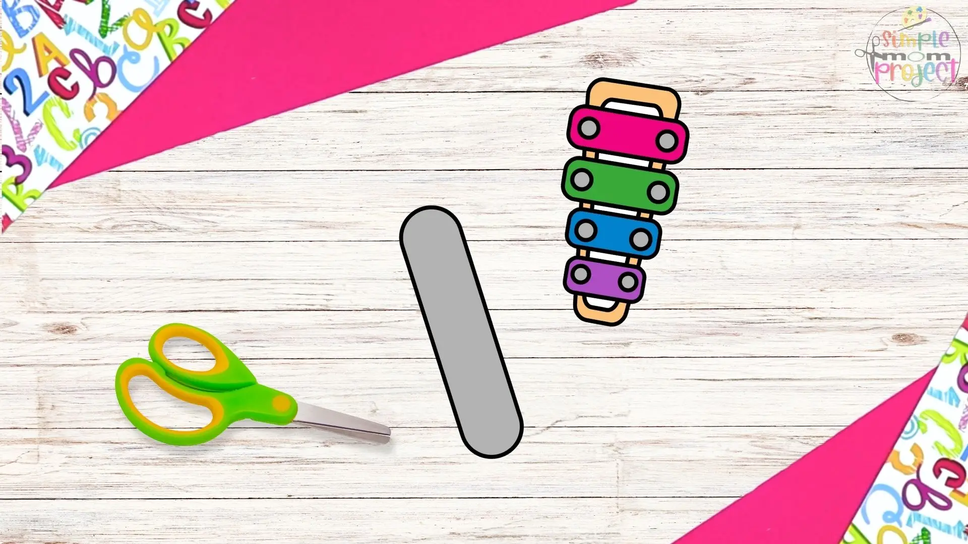 free printable letter x for xylophone craft for kids 3