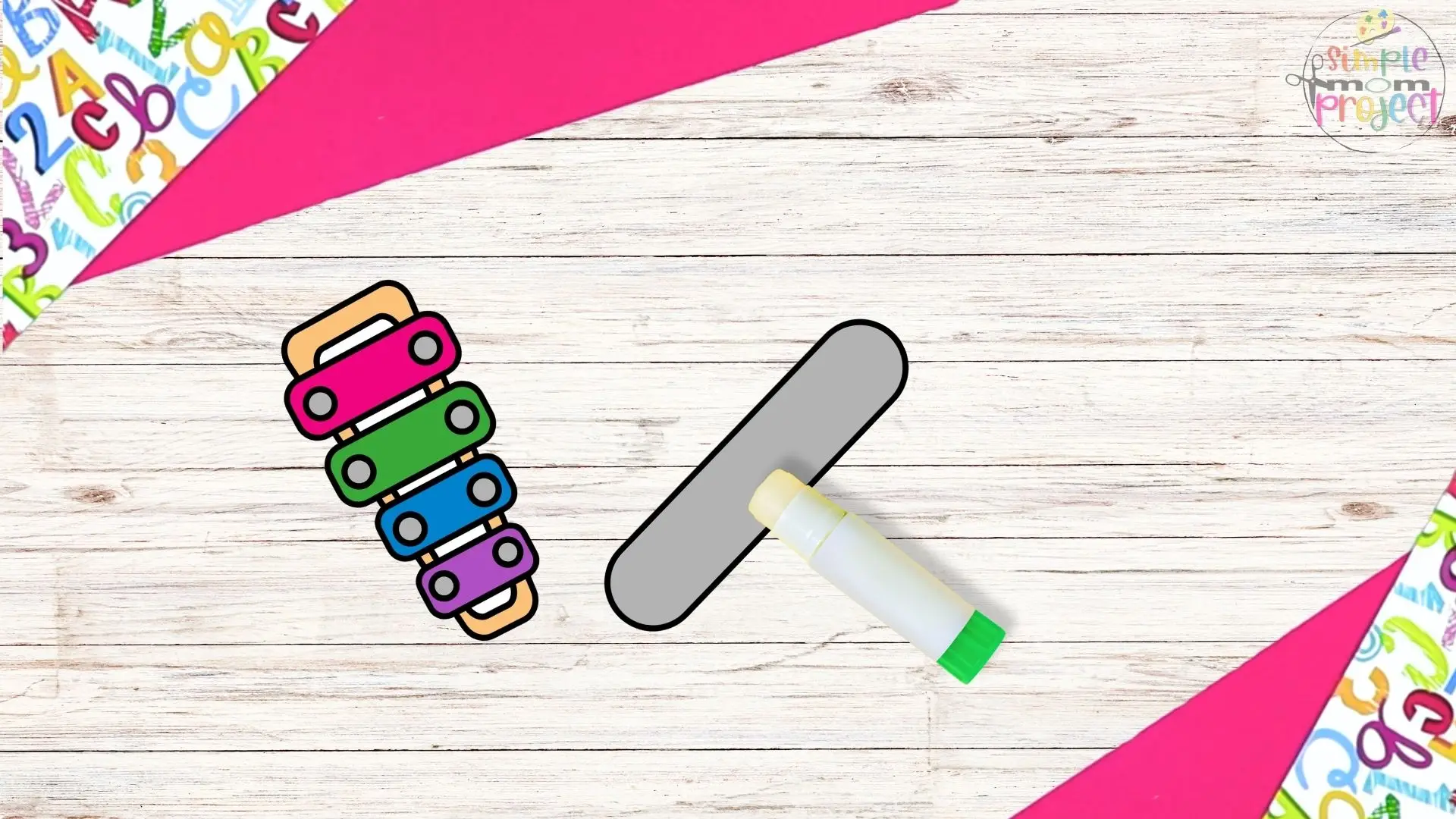 free printable letter x for xylophone craft for kids 4