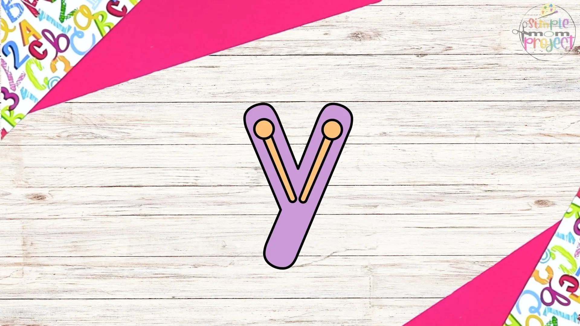 free printable letter y for yarn craft for kids 5