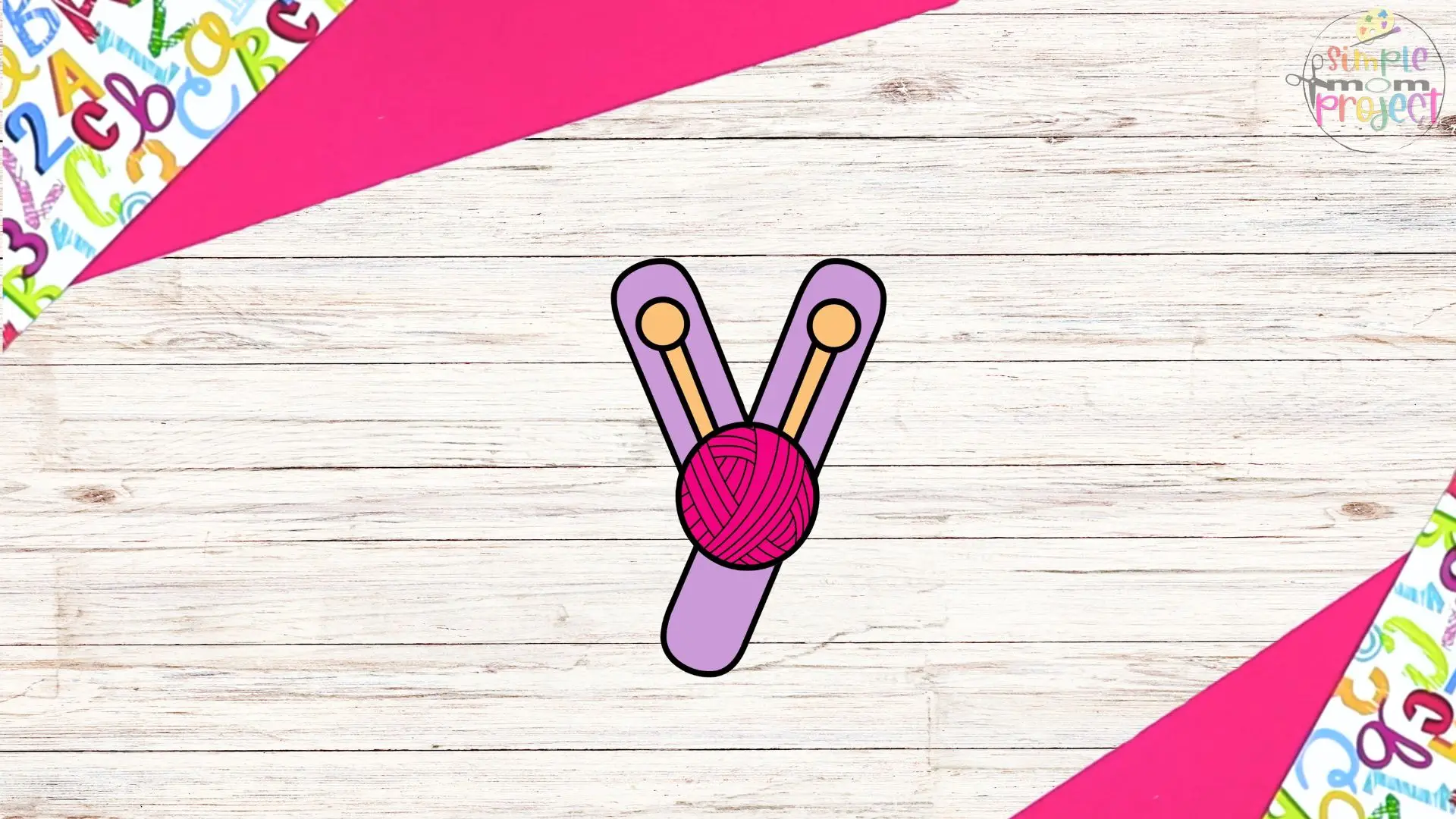 free printable letter y for yarn craft for kids 7