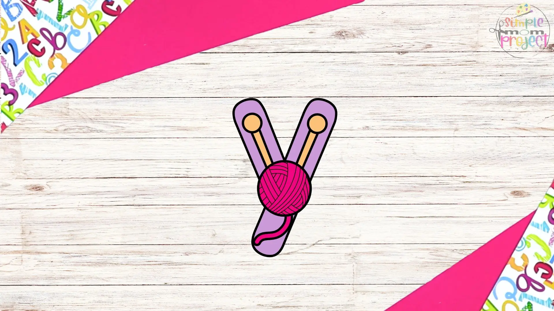 free printable letter y for yarn craft for kids 9