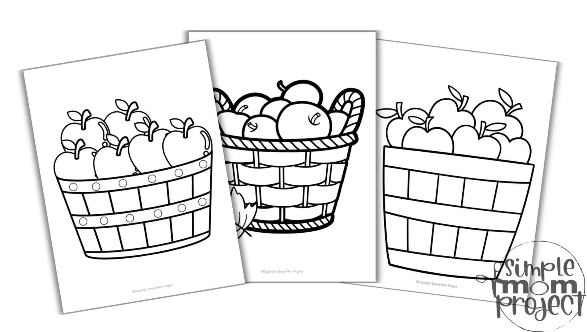 Free Printable Fall Apple Template with logo