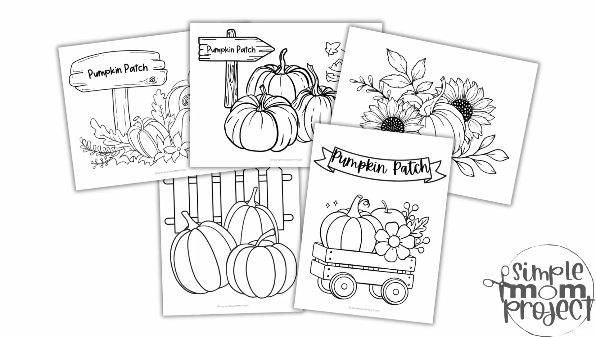 Free Printable Pumpkin patch template with logo