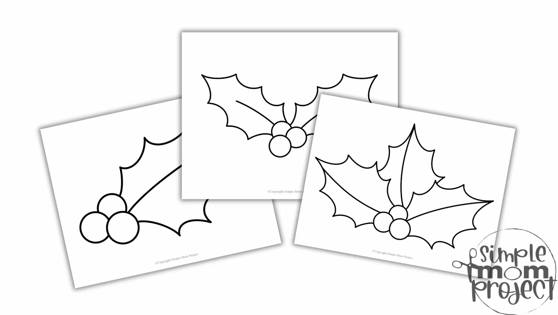 Holly Leaf Pattern Convertkit Free Printable Template