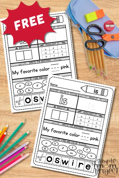 Help your kids fall in love with reading one sight word at a time! This free printable is sight word template makes learning interactive and fun. Kids can trace it, color it, build it and even hunt for it in word games. It's the perfect mix of fine motor practice and early literacy skills for home or classroom use. Ready to give your little learner the boost they need? Grab your free printable is sight word template today and watch them shine!