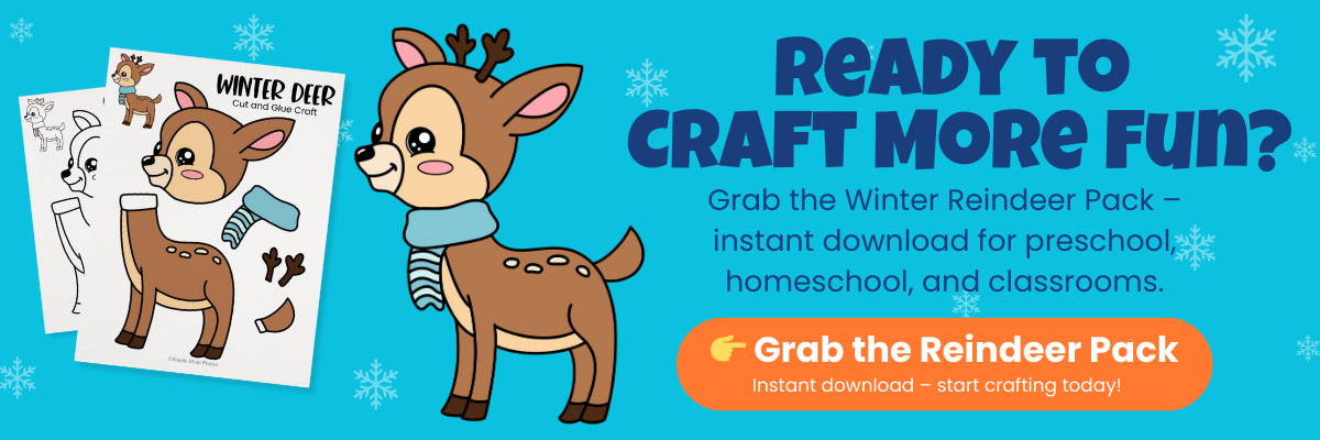3 Ready to Craft More Fun Winter Reindeer Template