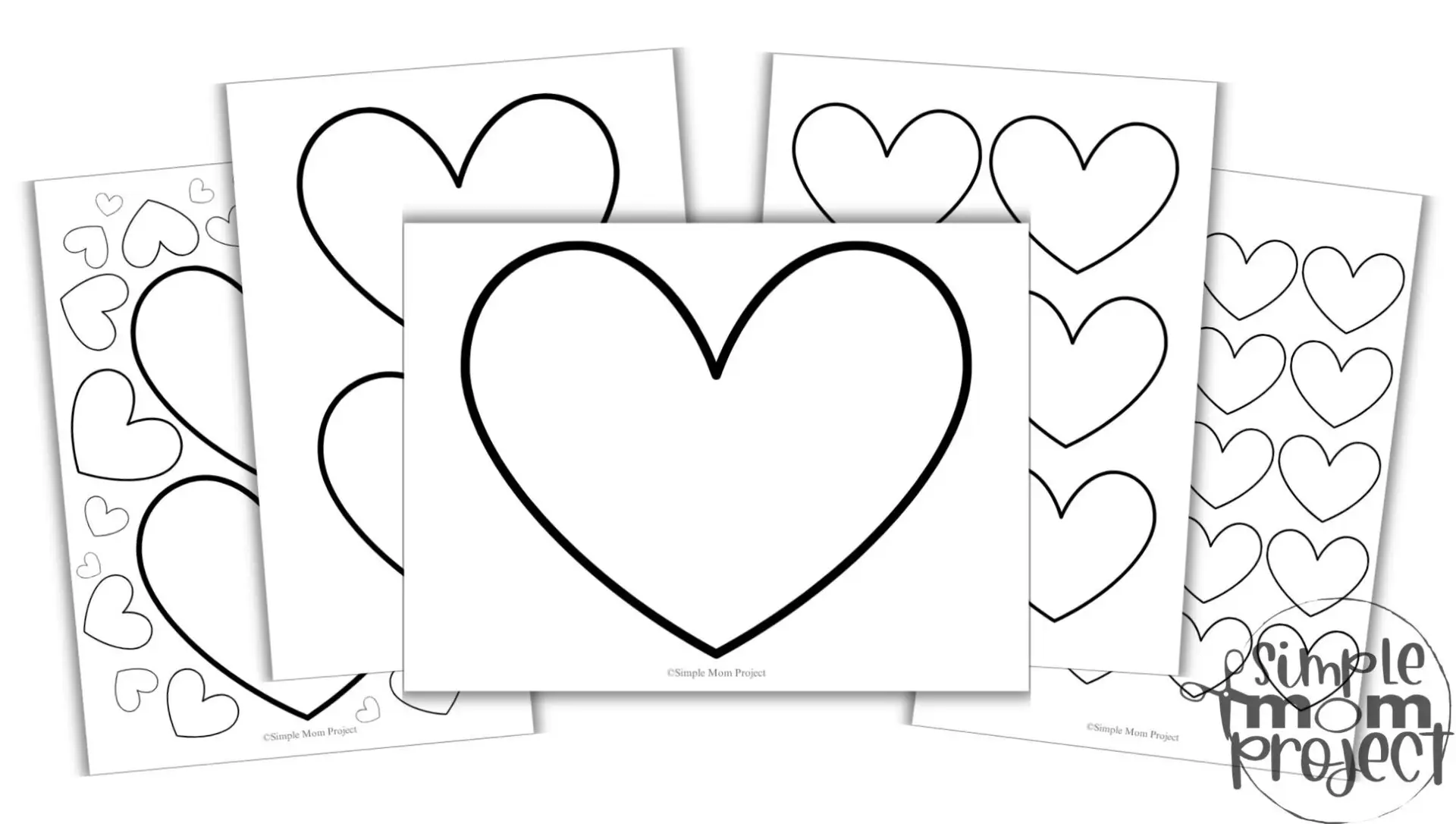 Heart Outline Printable Template Convertkit Image