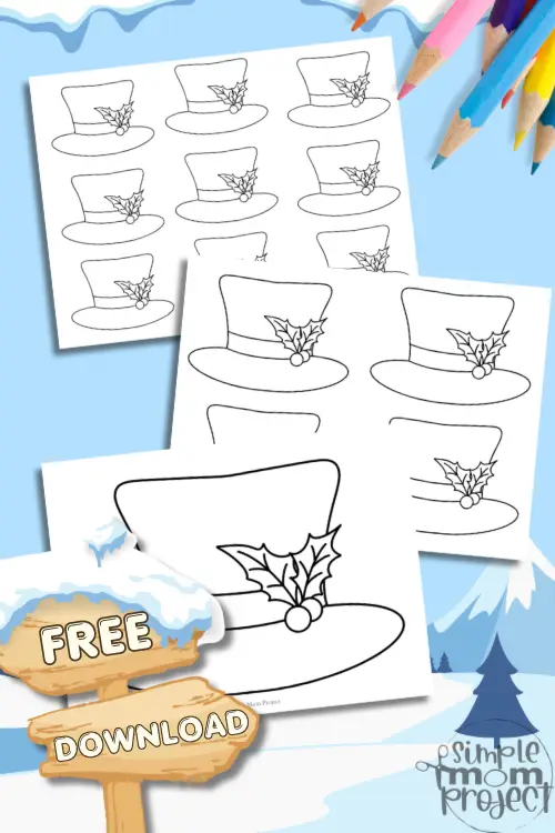 Need the perfect frosty top hat for crafts? This free printable snowman hat template is here to save the day! Kids can color, cut, and decorate while parents use it for winter hats, DIY snowman crafts, reward charts or classroom projects. Ready to top off your frosty fun? Download now and let the creativity begin!