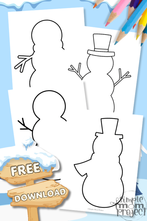 Looking for the coolest winter activity? This free printable snowman silhouette is the perfect mix of coloring page, snowman cut out and craft fun! Kids can decorate it with markers, glitter or buttons, turn it into a snowman project or use it for a winter classroom craft. Whether you need a blank snowman coloring page for quiet time or snowman craft template for creative play, this easy download will keep little hands busy and imaginations glowing all winter long. Click download, print, and let the snowman fun begin!