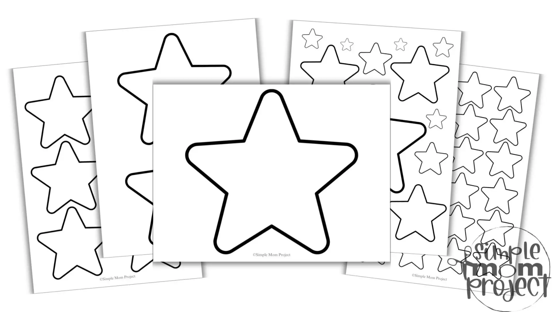 Printable Star Outline Template Convertkit Image