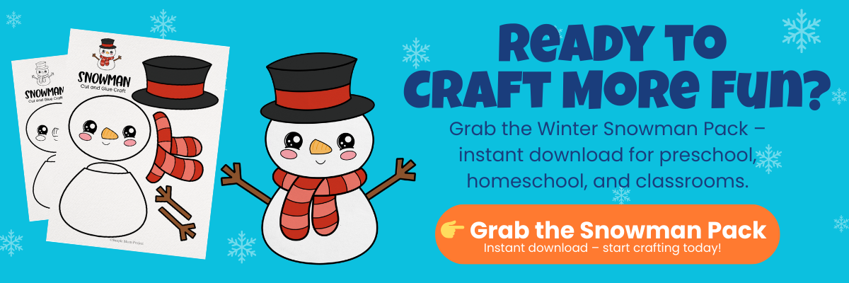 Winter Snowman 3 CTA Ready to Craft More Fun