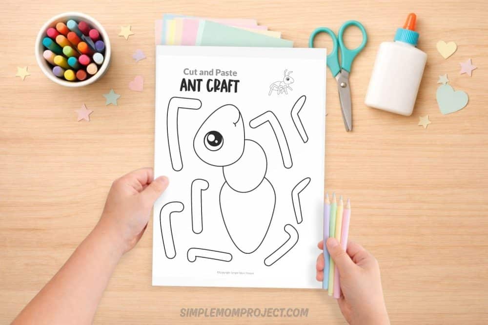 Free Printable Ant Craft (Simple Bug Activity for Kids) - Simple Mom ...