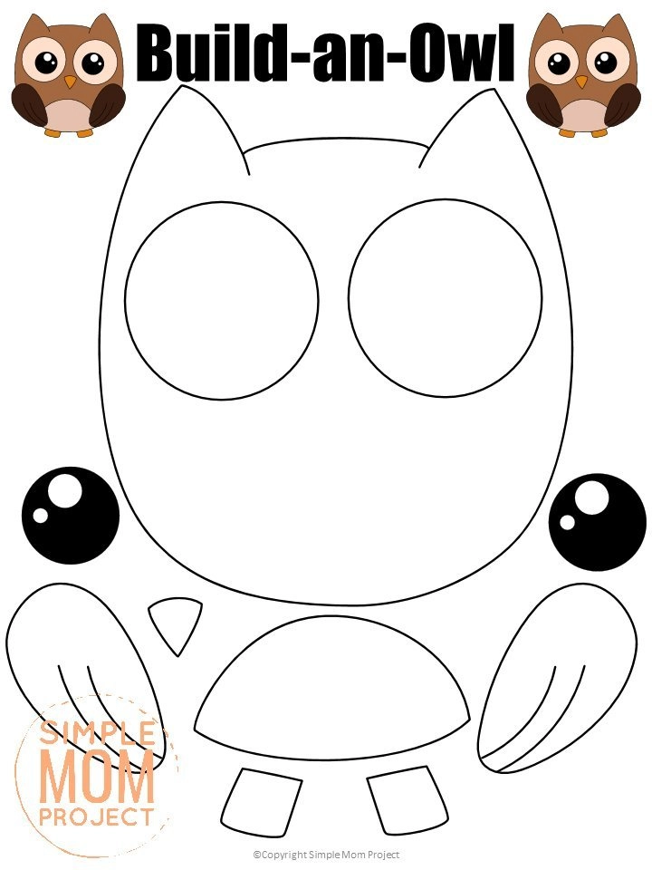 Printable Owl Template For Kids