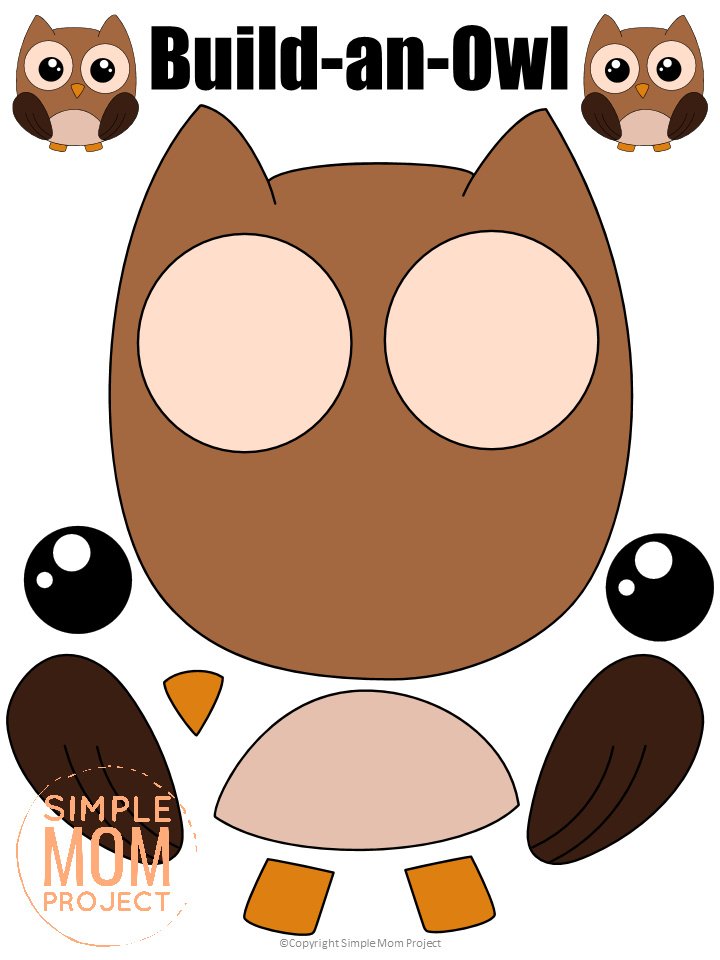 Printable Owl Template For Kids