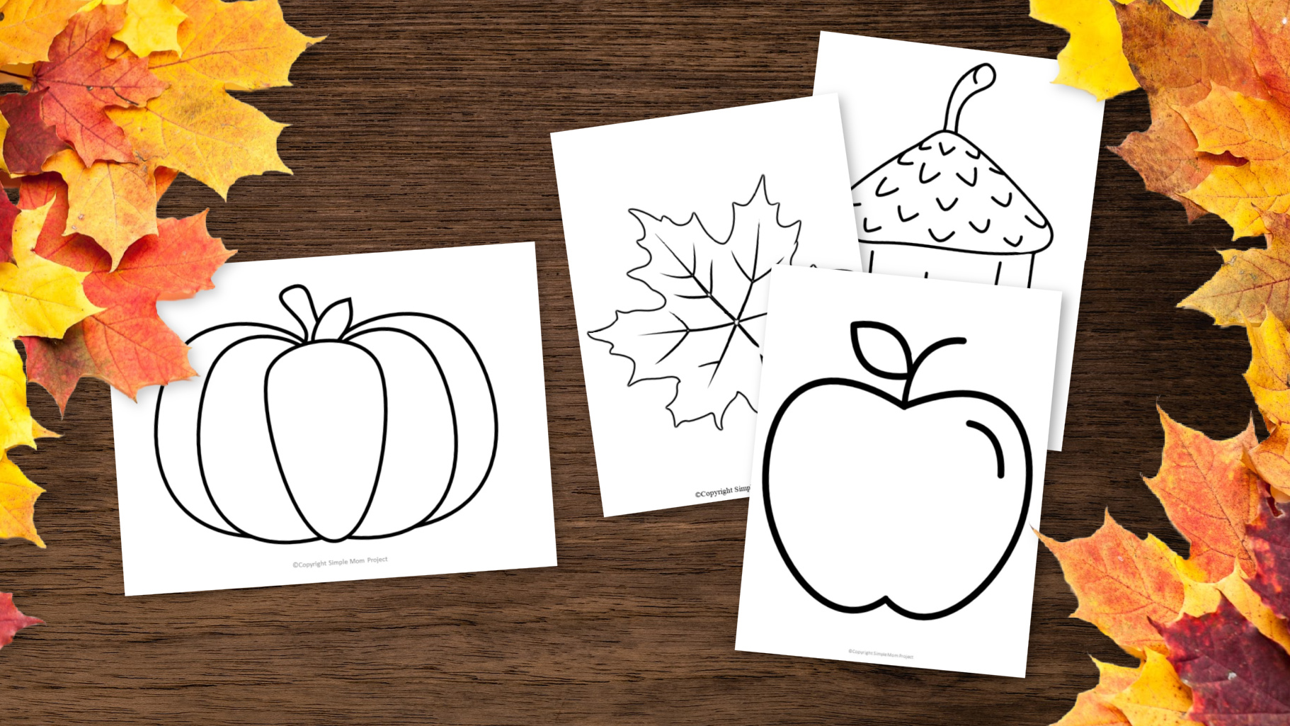 Printable Fall and Autumn Template Bundle Simple Mom Project