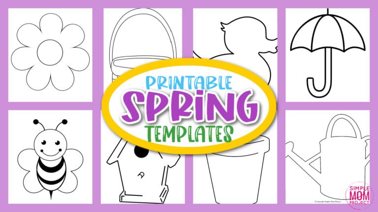Printable Spring Templates - Simple Mom Project