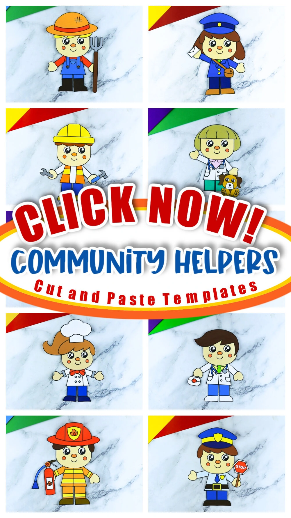 Community Helper Craft | Chef Craft | Career Day | Writing Activity